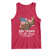 250 Years We The People Bigfoot Tank Top Funny Patriotic 1776 to 2026 US Semiquincentennial - Wonder Print Shop