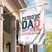 Patriotic Dad 250 Years Garden Flag Est. 1776 Funny USA Semiquincentennial - Wonder Print Shop