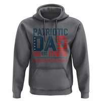 Patriotic Dad 250 Years Hoodie Est. 1776 Funny USA Semiquincentennial - Wonder Print Shop