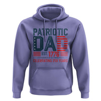 Patriotic Dad 250 Years Hoodie Est. 1776 Funny USA Semiquincentennial - Wonder Print Shop
