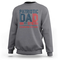 Patriotic Dad 250 Years Sweatshirt Est. 1776 Funny USA Semiquincentennial - Wonder Print Shop