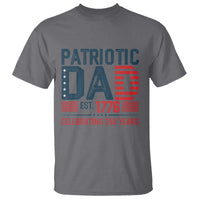Patriotic Dad 250 Years T Shirt Est. 1776 Funny USA Semiquincentennial - Wonder Print Shop