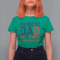 Patriotic Dad 250 Years T Shirt For Women Est. 1776 Funny USA Semiquincentennial - Wonder Print Shop
