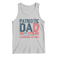 Patriotic Dad 250 Years Tank Top Est. 1776 Funny USA Semiquincentennial - Wonder Print Shop