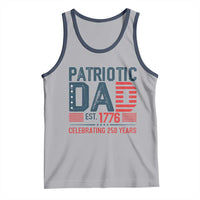 Patriotic Dad 250 Years Tank Top Est. 1776 Funny USA Semiquincentennial - Wonder Print Shop