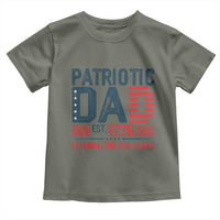 Patriotic Dad 250 Years Toddler T Shirt Est. 1776 Funny USA Semiquincentennial - Wonder Print Shop
