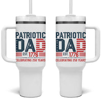 Patriotic Dad 250 Years Tumbler With Handle Est. 1776 Funny USA Semiquincentennial - Wonder Print Shop
