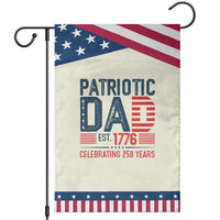 Patriotic Dad 250 Years Garden Flag Est. 1776 Funny USA Semiquincentennial