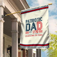 Patriotic Dad 250 Years Garden Flag Est. 1776 Funny USA Semiquincentennial