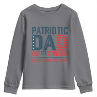 Patriotic Dad 250 Years Youth Sweatshirt Est. 1776 Funny USA Semiquincentennial - Wonder Print Shop