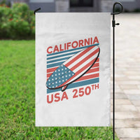 California USA 250th Anniversary Garden Flag US Semiquincentennial Patriotic Surfboard Graphic - Wonder Print Shop
