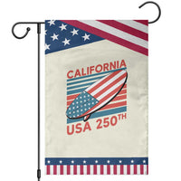 California USA 250th Anniversary Garden Flag US Semiquincentennial Patriotic Surfboard Graphic