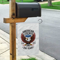 American Legends Eagle Garden Flag 250 Years Patriotic Heritage 1776 to 2026 Semiquincentennial - Wonder Print Shop