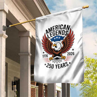 American Legends Eagle Garden Flag 250 Years Patriotic Heritage 1776 to 2026 Semiquincentennial - Wonder Print Shop