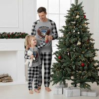 American Legends Eagle Plaid Pajama Set 250 Years Patriotic Heritage 1776 to 2026 Semiquincentennial - Wonder Print Shop