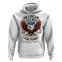 American Legends Eagle Hoodie 250 Years Patriotic Heritage 1776 to 2026 Semiquincentennial - Wonder Print Shop