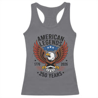 American Legends Eagle Racerback Tank Top 250 Years Patriotic Heritage 1776 to 2026 Semiquincentennial - Wonder Print Shop