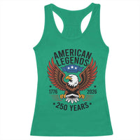 American Legends Eagle Racerback Tank Top 250 Years Patriotic Heritage 1776 to 2026 Semiquincentennial - Wonder Print Shop