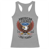 American Legends Eagle Racerback Tank Top 250 Years Patriotic Heritage 1776 to 2026 Semiquincentennial - Wonder Print Shop