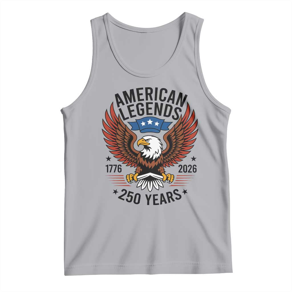 American Legends Eagle Tank Top 250 Years Patriotic Heritage 1776 to 2026 Semiquincentennial - Wonder Print Shop