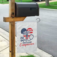 250 Years of American Compassion Garden Flag Patriotic Medical Worker - Wonder Print Shop