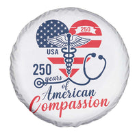 250 Years of American Compassion Spare Tire Cover Patriotic Medical Worker - Wonder Print Shop