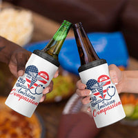 250 Years of American Compassion 4 in 1 Can Cooler Tumbler Patriotic Medical Worker - Wonder Print Shop