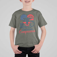 250 Years of American Compassion T Shirt For Kid Patriotic Medical Worker - Wonder Print Shop
