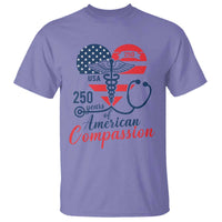 250 Years of American Compassion T Shirt Patriotic Medical Worker - Wonder Print Shop