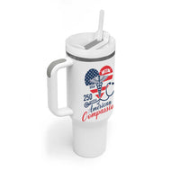 250 Years of American Compassion Tumbler With Handle Patriotic Medical Worker - Wonder Print Shop