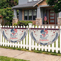 USA 250 Years of Compassion Patriotic Fan Flag Medical Worker