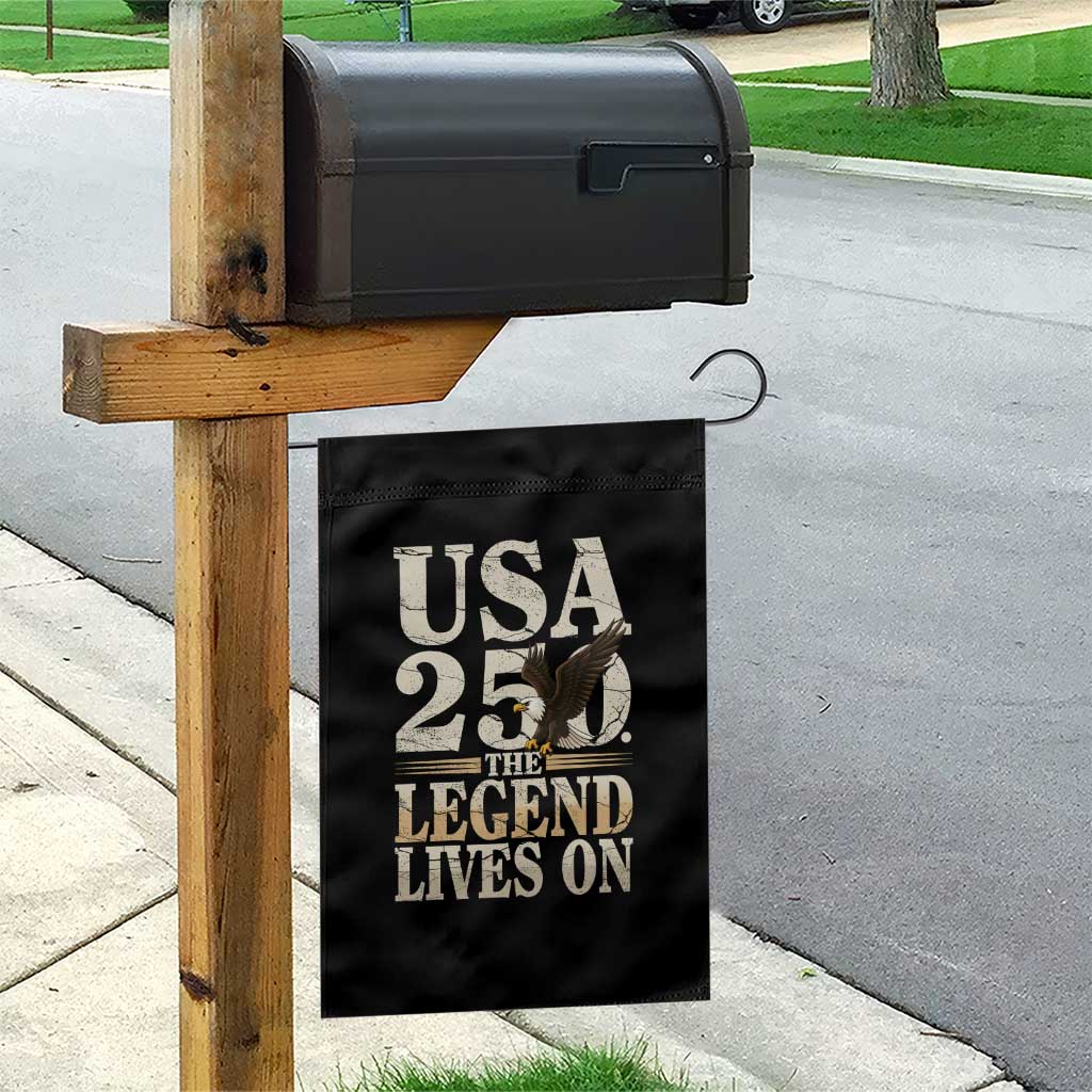 USA 250 The Legend Lives On Garden Flag Patriotic Eagle for Semiquincentennial 2026 - Wonder Print Shop