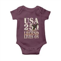 USA 250 The Legend Lives On Baby Onesie Patriotic Eagle for Semiquincentennial 2026 - Wonder Print Shop