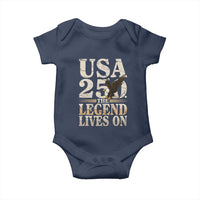 USA 250 The Legend Lives On Baby Onesie Patriotic Eagle for Semiquincentennial 2026 - Wonder Print Shop
