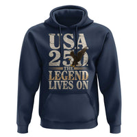 USA 250 The Legend Lives On Hoodie Patriotic Eagle for Semiquincentennial 2026 - Wonder Print Shop