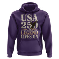 USA 250 The Legend Lives On Hoodie Patriotic Eagle for Semiquincentennial 2026 - Wonder Print Shop