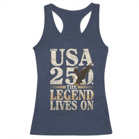 USA 250 The Legend Lives On Racerback Tank Top Patriotic Eagle for Semiquincentennial 2026 - Wonder Print Shop