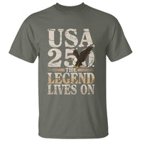 USA 250 The Legend Lives On T Shirt Patriotic Eagle for Semiquincentennial 2026 - Wonder Print Shop