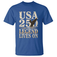 USA 250 The Legend Lives On T Shirt Patriotic Eagle for Semiquincentennial 2026 - Wonder Print Shop