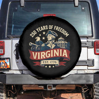Virginia 250 Years of Freedom Spare Tire Cover George Washington Patriotic State Pride Est. 1776 - Wonder Print Shop