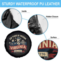 Virginia 250 Years of Freedom Spare Tire Cover George Washington Patriotic State Pride Est. 1776 - Wonder Print Shop