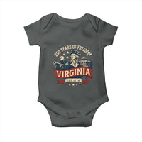 Virginia 250 Years of Freedom Baby Onesie George Washington Patriotic State Pride Est. 1776 - Wonder Print Shop
