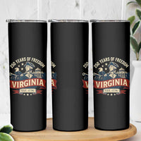 Virginia 250 Years of Freedom Skinny Tumbler George Washington Patriotic State Pride Est. 1776 - Wonder Print Shop