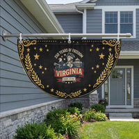 Virginia 250 Years of Freedom Patriotic Fan Flag George Washington State Pride Est. 1776