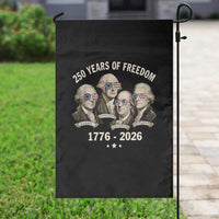 250 Years of Freedom Founding Fathers Garden Flag Patriotic 1776 to 2026 July 4th American History - Wonder Print Shop