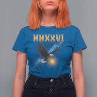 MMXXVI 2026 Eagle T Shirt For Women Epic Patriotic Capitol Flag USA 250th Anniversary - Wonder Print Shop