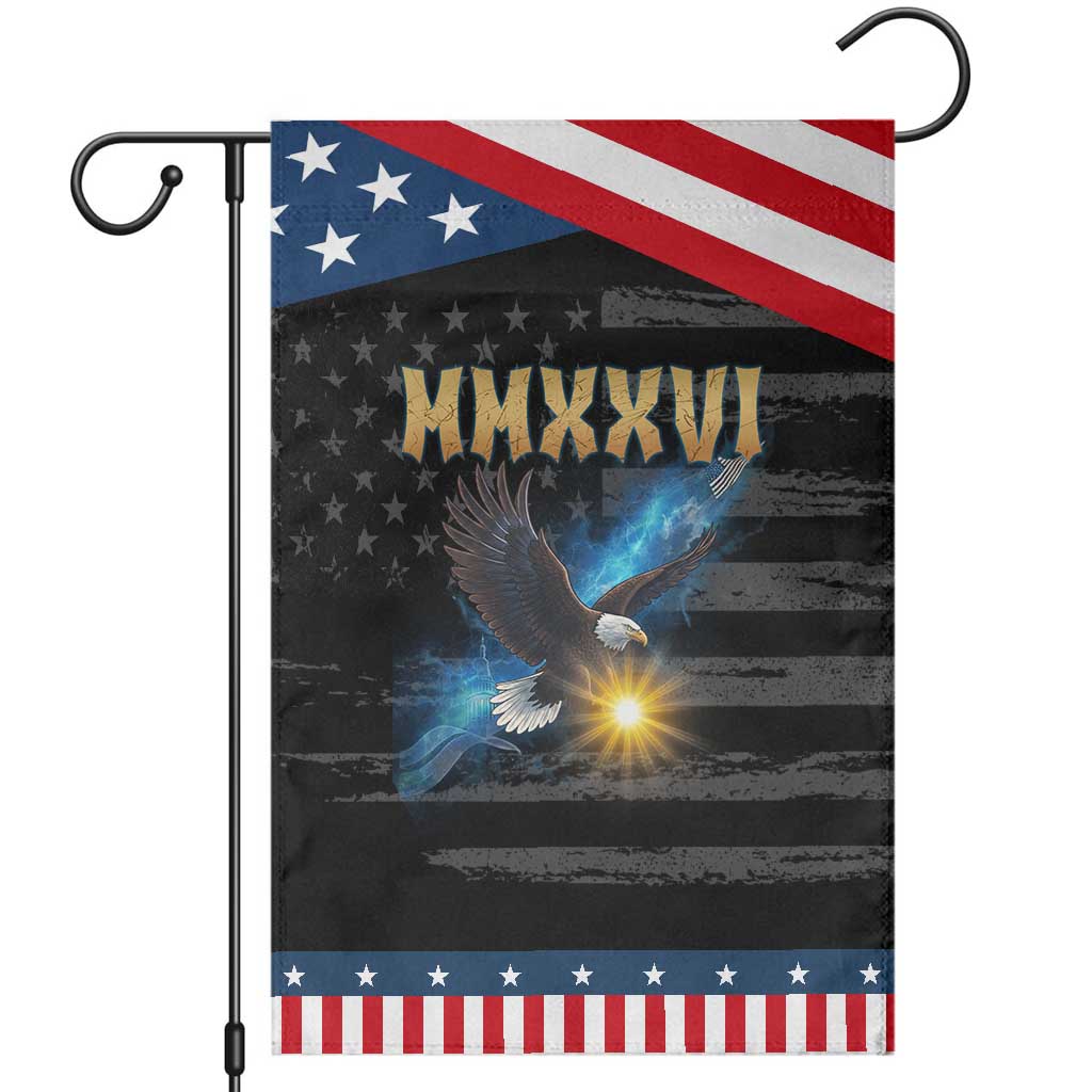 MMXXVI 2026 Eagle Garden Flag Epic Patriotic Capitol Flag USA 250th Anniversary