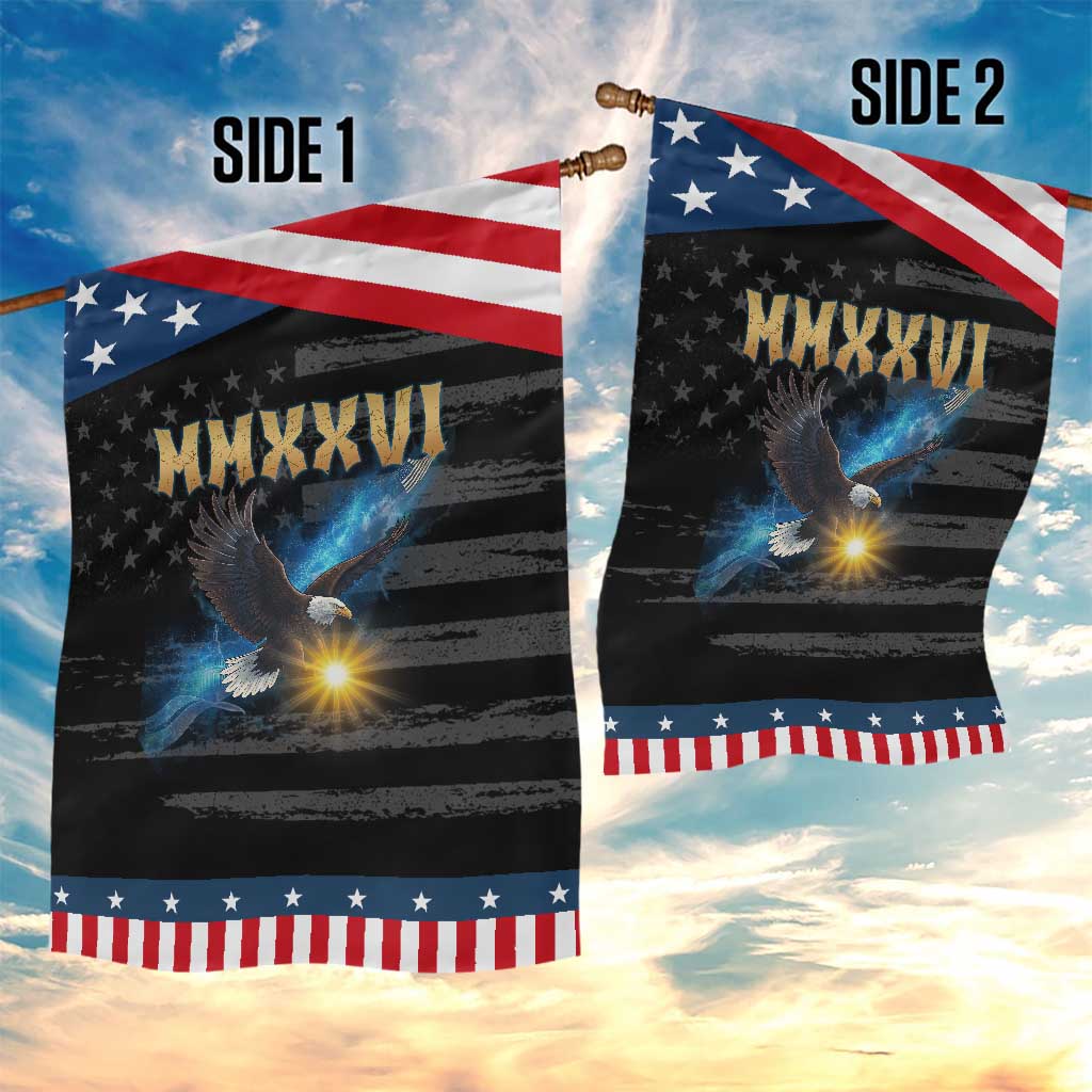 MMXXVI 2026 Eagle Garden Flag Epic Patriotic Capitol Flag USA 250th Anniversary