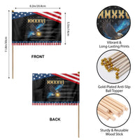 MMXXVI 2026 Eagle Patriotic Handheld Flag Epic Patriotic Capitol Flag USA 250th Anniversary TS02
