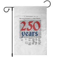 250 Years Declaration of Independence Garden Flag Historic Patriotic 1776 to 2026 Semiquincentennial - Wonder Print Shop